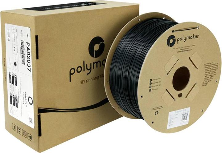Produktbild Polymaker PolyLite PLA - Black - 1.75mm - 3KG (PLA, 1.75 mm, 3000 g, Schwarz)
