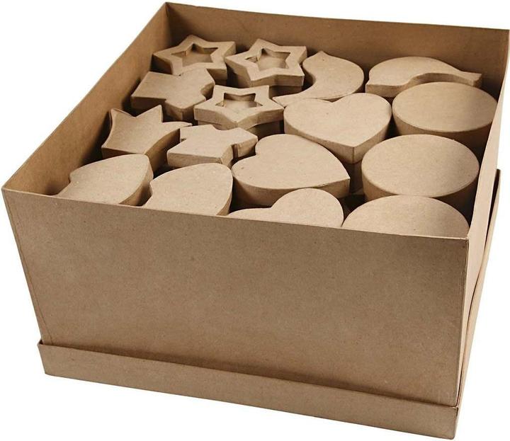 Immagine prodotto Creativ Company Papp-Schachtel 63 Stück, Braun