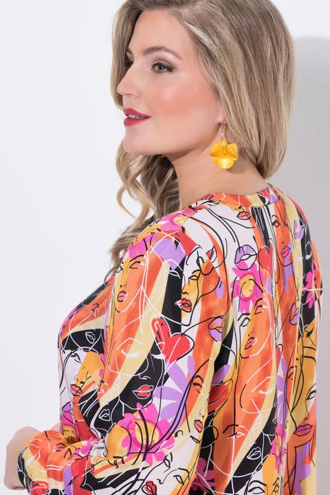 Produktbild Miamoda Bluse, Regular Fit, Muster, Langarm (52)