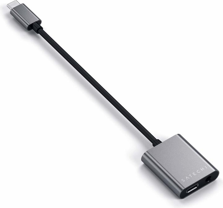 Produktbild Satechi USB-C Audio Adapter mit 3.5mm- und USB-C Ladeport (USB-C)