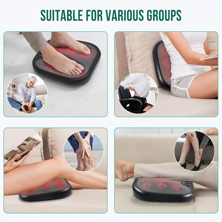 Actual product image Snailax Shiatsu Foot Massager with Heat Function