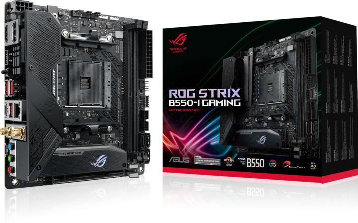 Image du produit ASUS ROG STRIX B550-I JEUX (AM4, AMD B550, Mini-ITX)