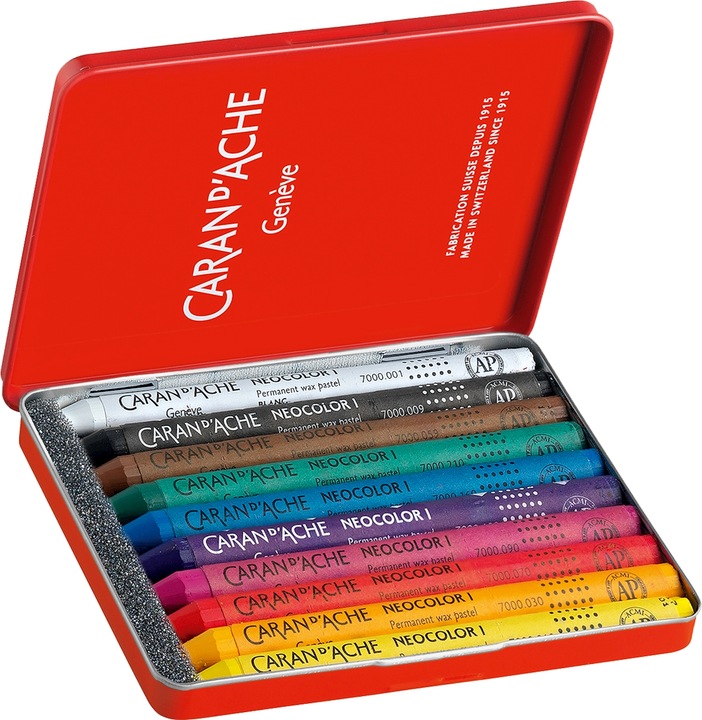 Produktbild Caran d'Ache Neocolor I Metallschachtel (Mehrfarbig, 10 x)