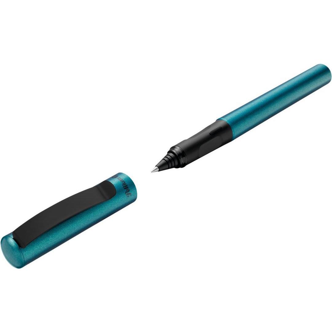 Pelikan, Schreibstifte, Tintenroller Pina Colada petrol +1 Tintenpatrone 8er Faltschachtel (8 x)