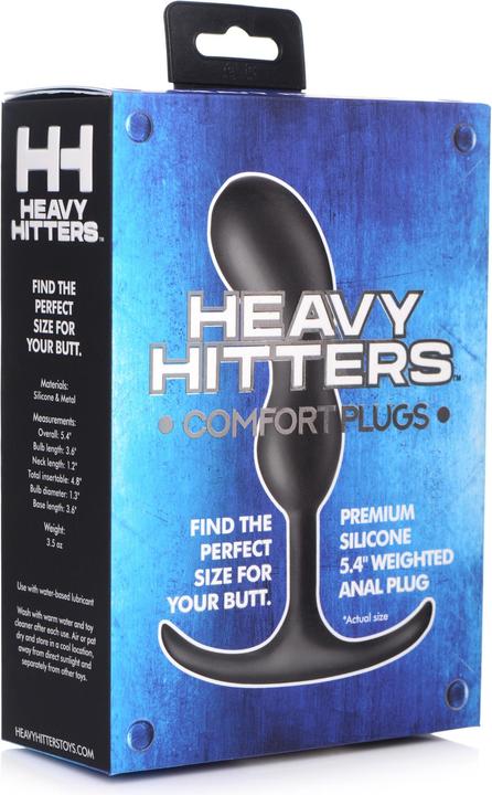 Productafbeelding Heavy Hitters Premium Silicone verzwaarde prostaatplug - klein