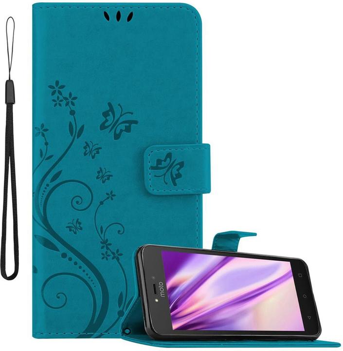 Produktbild Cadorabo Flower Book Cover (Motorola Moto C)