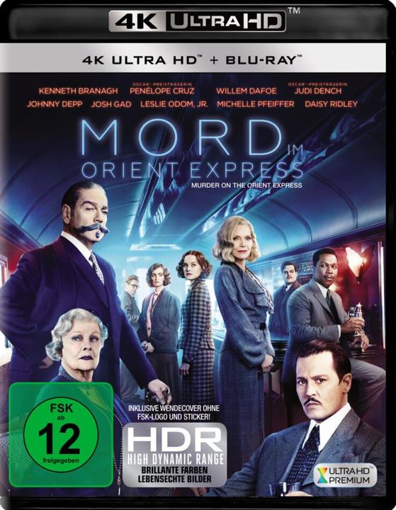 Actual product image Murder on the Orient Express (4k Blu-ray, 2017, German)