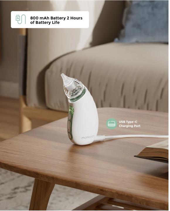 Immagine prodotto Momcozy Aspiratore nasale per bambini - Batteria di lunga durata