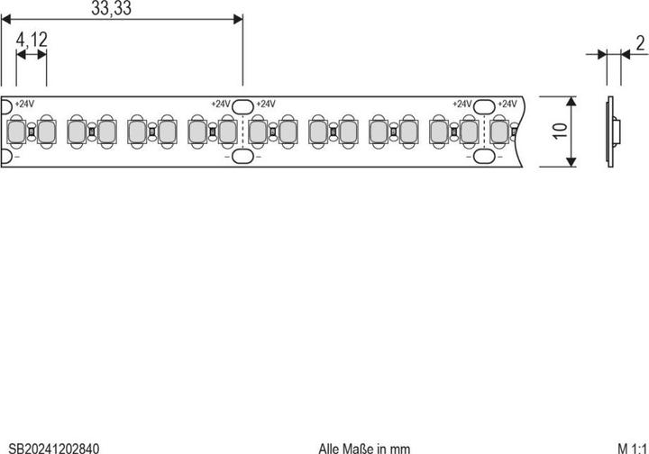 Image du produit EVN-Lichttechnik Technologie d'éclairage Bande LED SB20241202840 (Blanc, 500 cm, Intérieur)