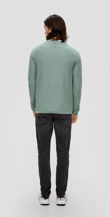 Produktbild s.Oliver Strickpullover Feinstrickpullover im Slim Fit (XXL)