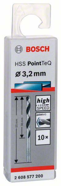 Image du produit Bosch Professional Zubehör Foret hélicoïdal HSS PointTeQ (3,2 mm)