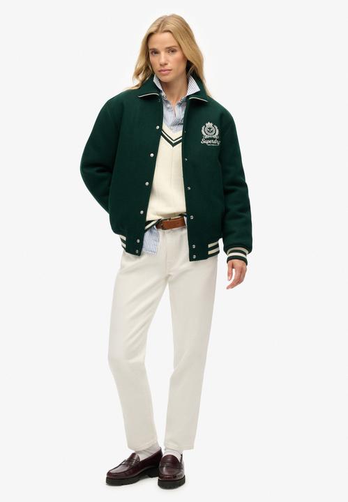 Actual product image Superdry Country Club Wool Blend Bomber Jacket (M)