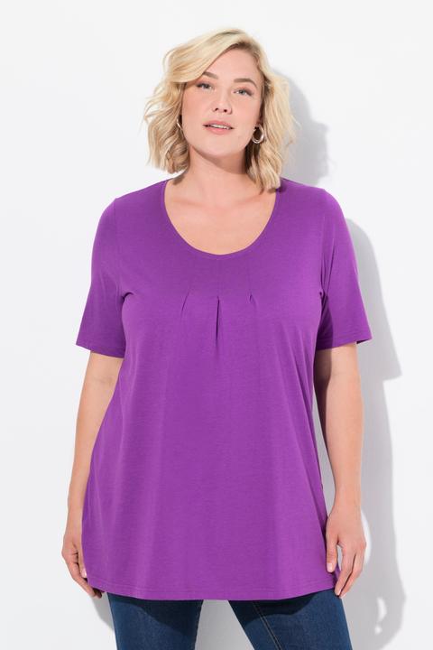 Actual product image Ulla Popken Essential Front Pleat Tee (42, 44)