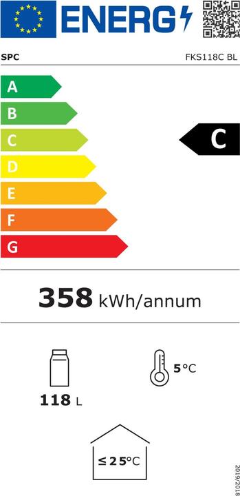 Energie-Label SPC FKS118C BL (118 l)