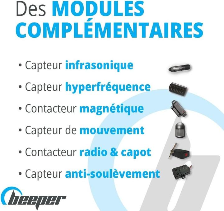 Produktbild Beeper XR5CAB Universal Convertible Alarm