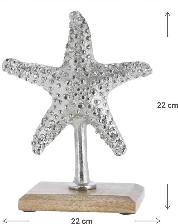 Natura Punto Decorative starfish, maritime display, 22 cm