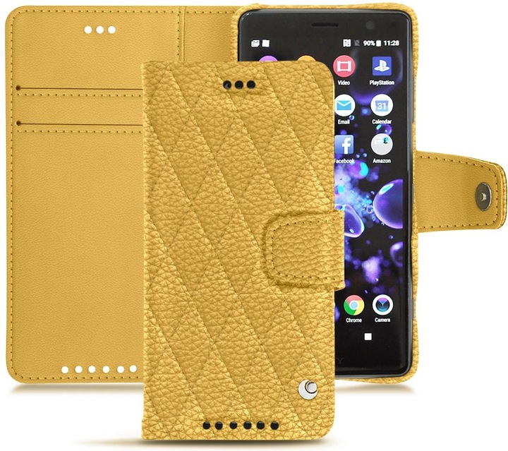 Noreve Lederschutzhülle Wallet (Sony Xperia XZ2 Compact)