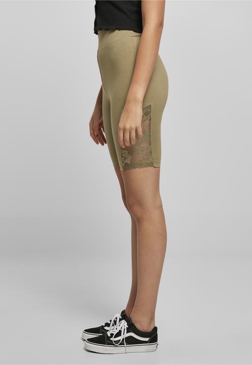 Produktbild Urban Classics Ladies High Waist Lace Inset Cycle Shorts - 16956 (S)