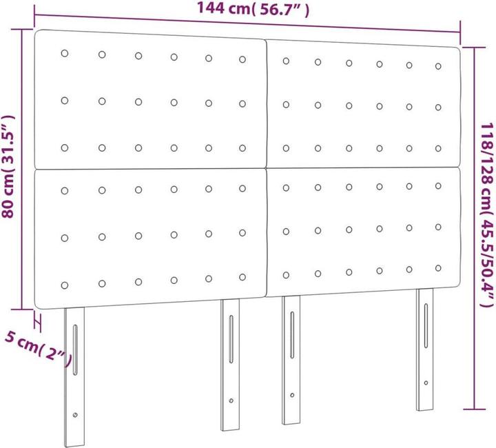 Image du produit vidaXL Kalel (144 x 5 x 128 cm)