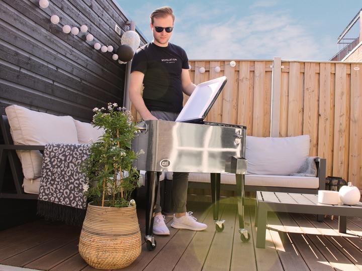 Actual product image Axi Retro Cooler Stainless Steel (76 l)