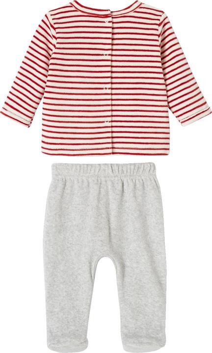 Vertbaudet Pyjama de velours de Noël pour bébé