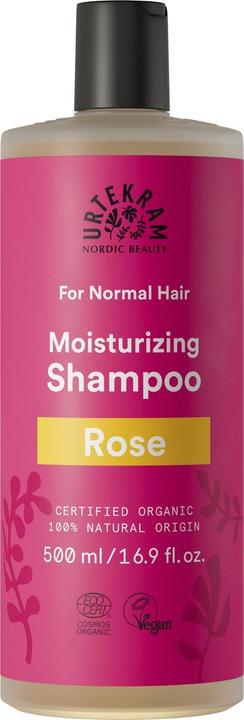 Image du produit Urtekram Shampooing à la rose Cheveux normaux Bio (500 ml, Shampoing liquide)