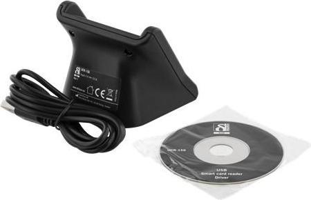 Image du produit Deltaco Lecteur de cartes à puce (USB 2.0)
