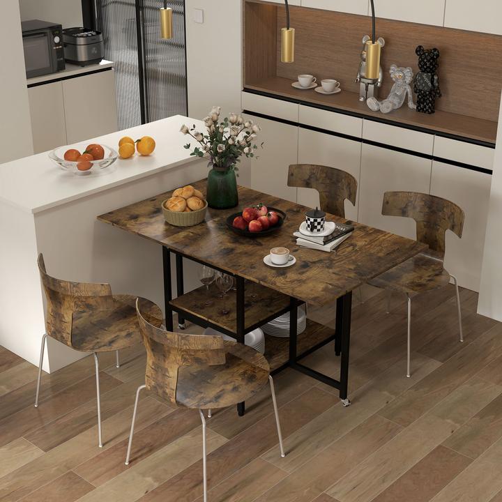 Produktbild Homcom Klappesszimmertisch (140 x 80 x 75 cm)