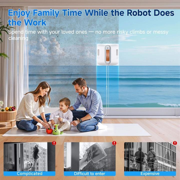 Produktbild Lubluelu Vacuum cleaner CHYW201 Smart Window Cleaning Robot