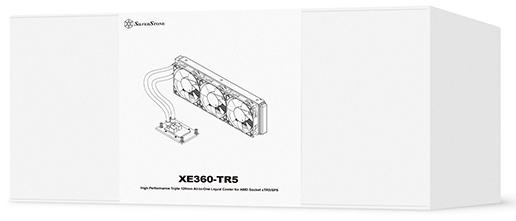 Actual product image Silverstone SST-XE360-TR5 - High Performance Triple 120mm All-In-One Liquid CPU Cooler for AMD socke