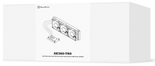 Image du produit Silverstone SST-XE360-TR5 - Refroidisseur de CPU liquide triple 120mm tout-en-un haute performance pour AMD