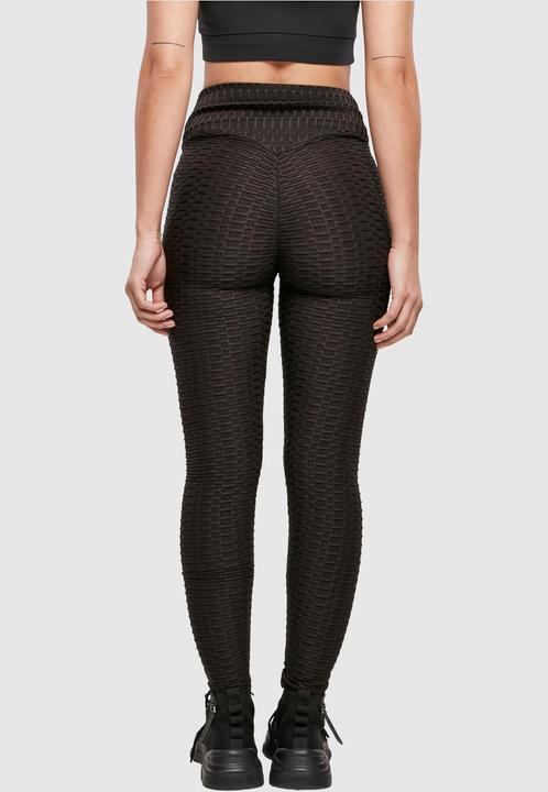 Actual product image Urban Classics Ladies High Waist Honeycomb Leggings - 16533 (5XL)