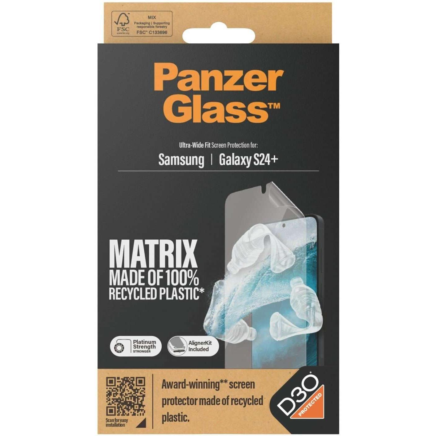 Thumbnail - PanzerGlass Matrix (1 Stück, Samsung Galaxy S24+), Smartphone Schutzfolie, Transparent