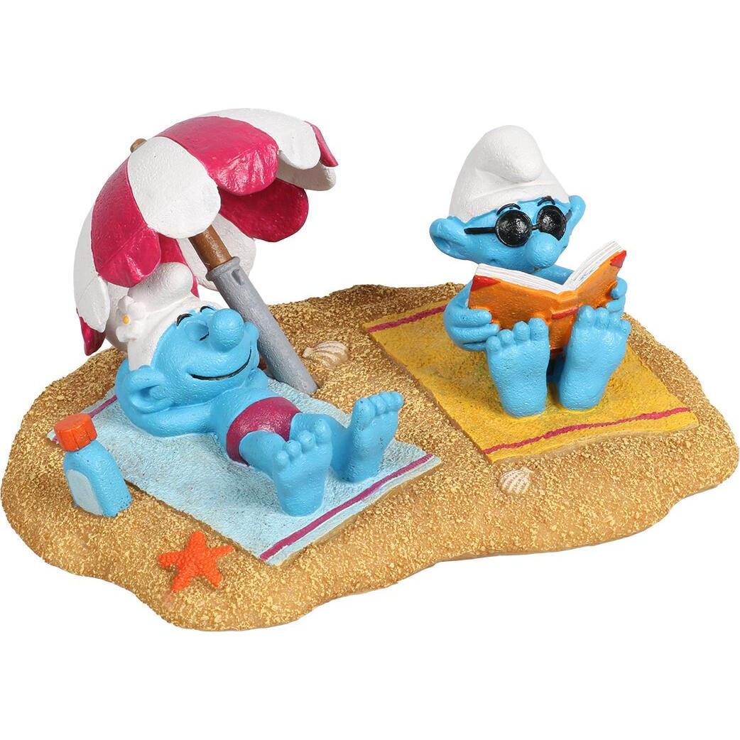 Figurine de collection Aqua Della Les Schtroumpfs, bain de soleil (2022) - Décoration pour aquarium - Mixte