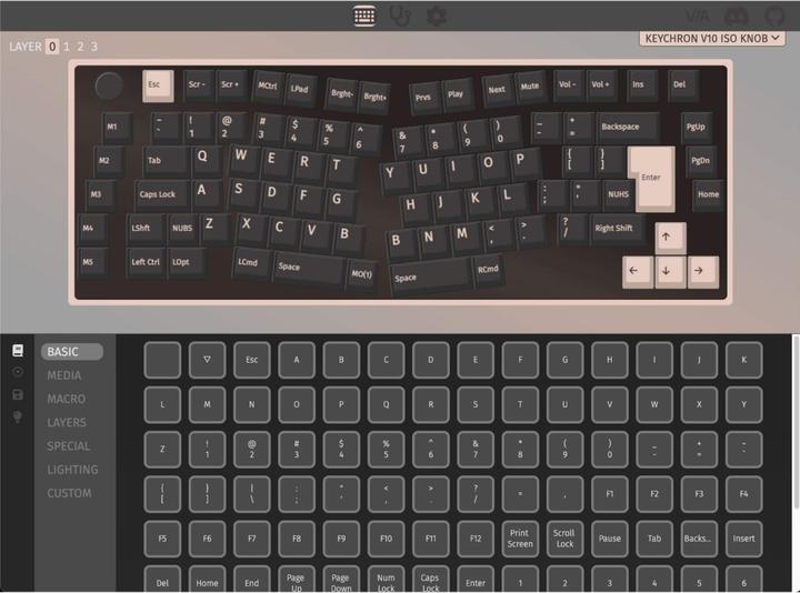 Image du produit Keychron V10 Knob (Suisse (QWERTZ), Filaire)