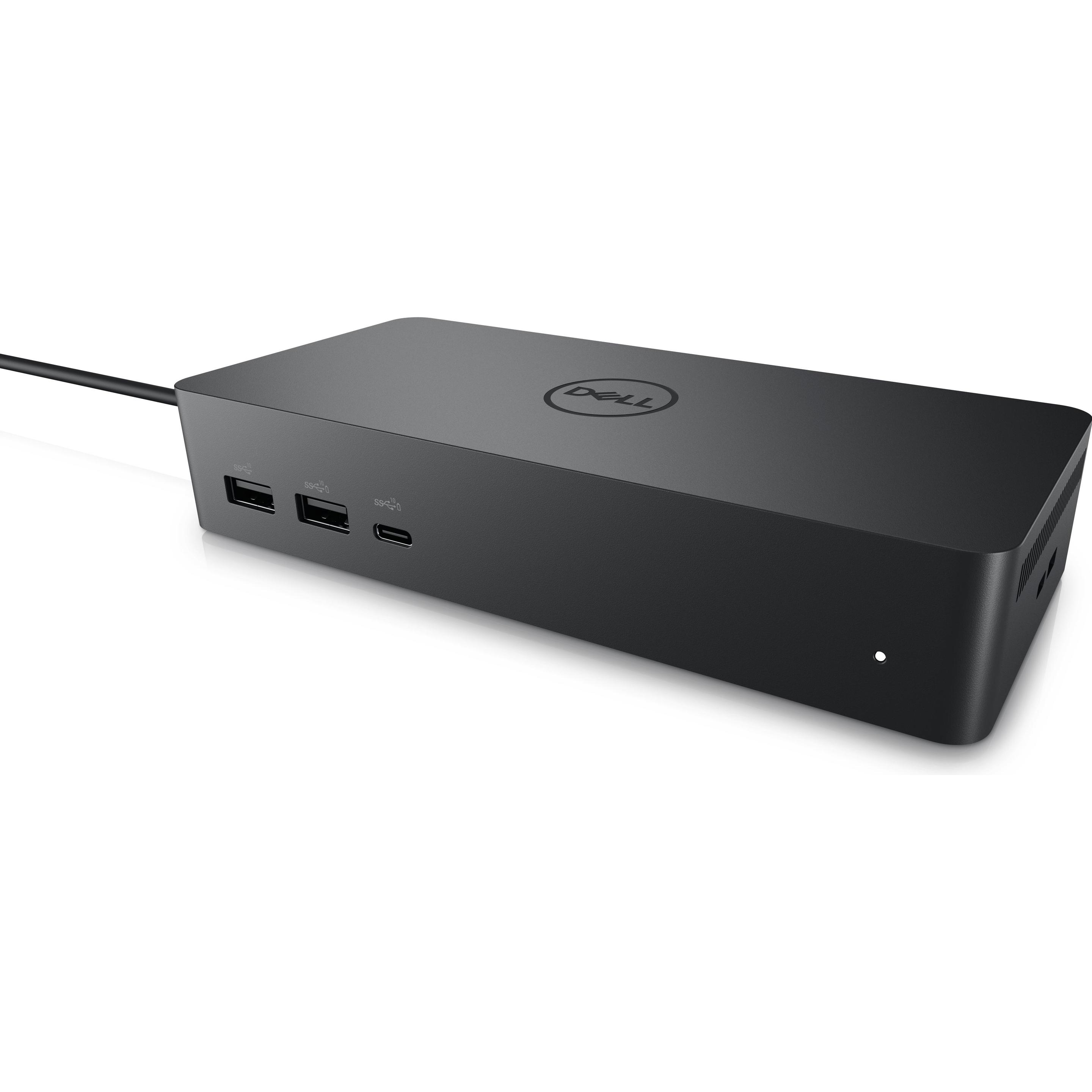 Dell UD22 (USB-C, 10 Ports), Dockingstation + USB Hub, Schwarz