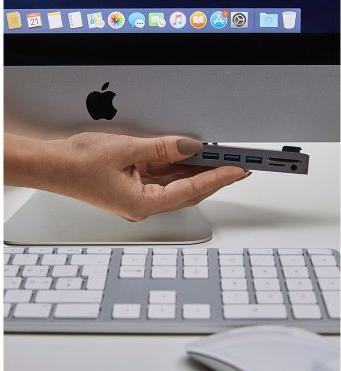 Produktbild LMP Attach Dock Pro 10 Port SG,Mini-DP,HDMI (USB-C, 10 Ports)