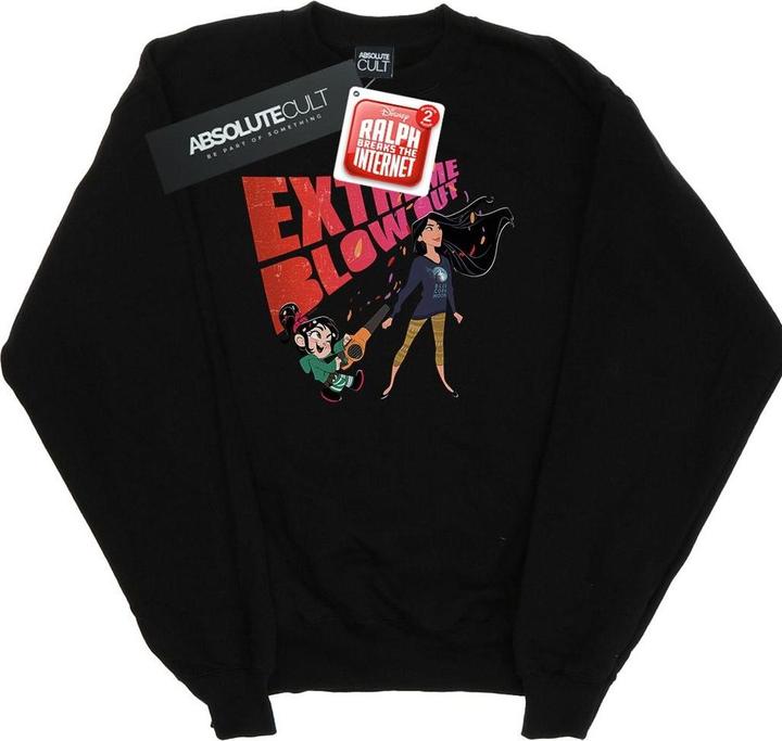 Produktbild Disney Wreck It Ralph Pocahontas And Vanellope Sweatshirt Mädchen (152, 158)