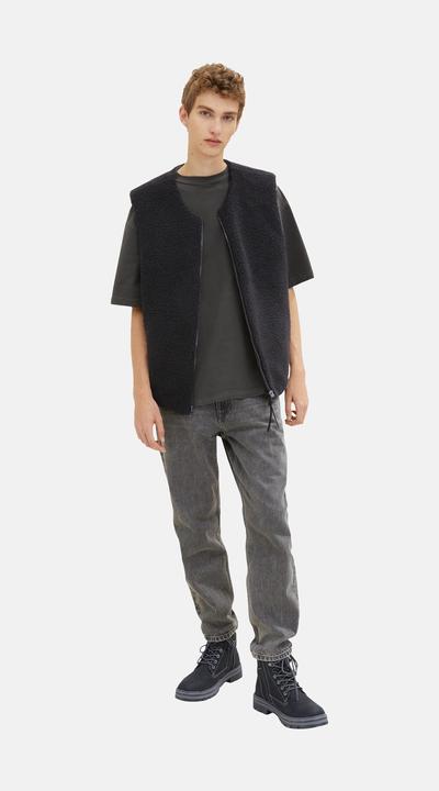 Immagine prodotto Tom Tailor Shirt Oversized-T-Shirt mit Rundhalsausschnitt aus Baumwolljersey (L)