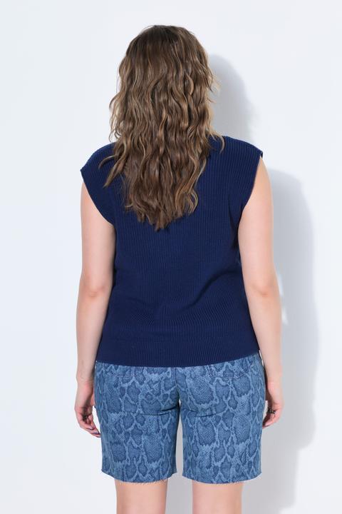 Actual product image Studio Untold Strickweste, oversized, V-Ausschntt (50)