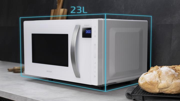 Produktbild Cecotec Microondas Sin Plato Grandheat 2300 Flatbed Touch White (23 l)