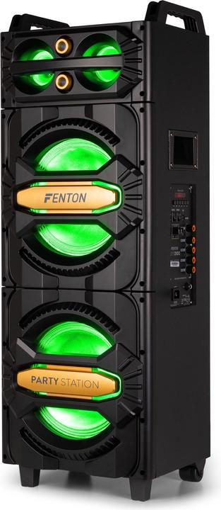 Produktbild Fenton Party speaker - LIVE2102 Partystation met Bluetooth en lichteffecten - Met (Passiv)
