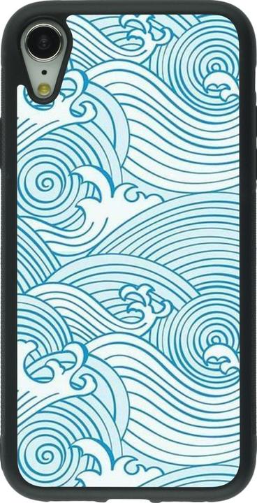Actual product image PhoneLook Cover Silicone black Ocean Waves (Apple iPhone XR)