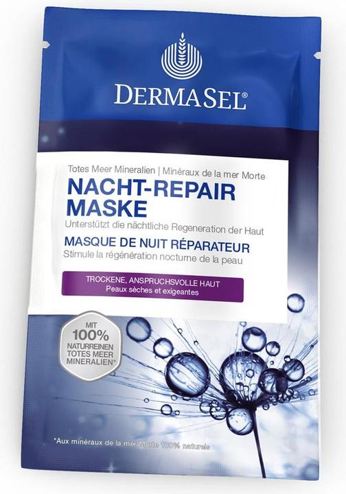 Image du produit DermaSel Masque régénérant réparateur de nuit (12 ml)