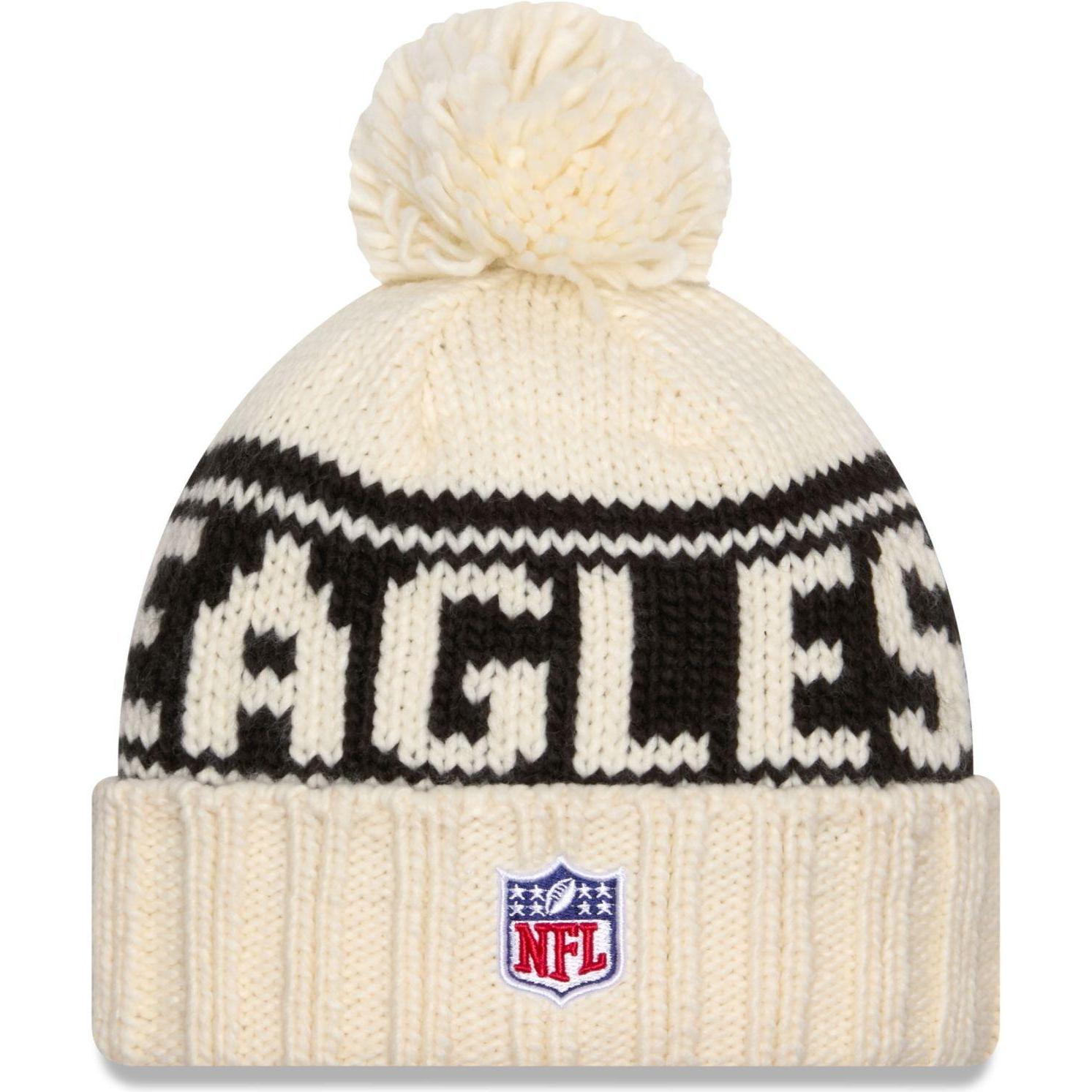 Thumbnail - New Era, Damen, Cap, Sideline Damen Winter Mütze - Philadelphia Eagles, Weiss, (One Size)