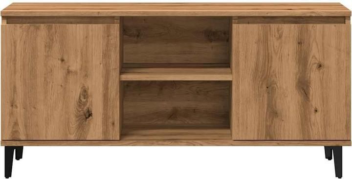 Actual product image vidaXL TV Schrank Lowboard Fernsehschrank Fernsehtisch TV Möbel Artisan-Eiche (102 x 35 x 50 cm)