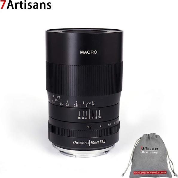 Image du produit 7artisans 60mm F2.8 Macro EOS M (Canon EF-M, APS-C / DX)