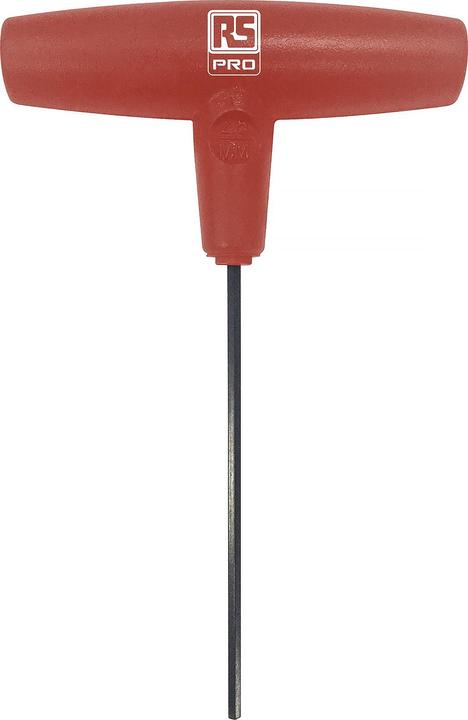 Actual product image RS PRO T-Handle Hexagon Key, 4mm
