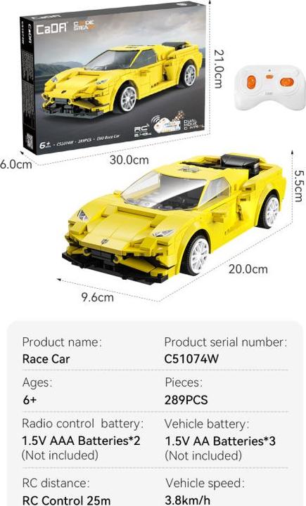 Immagine prodotto Cada Auto da corsa