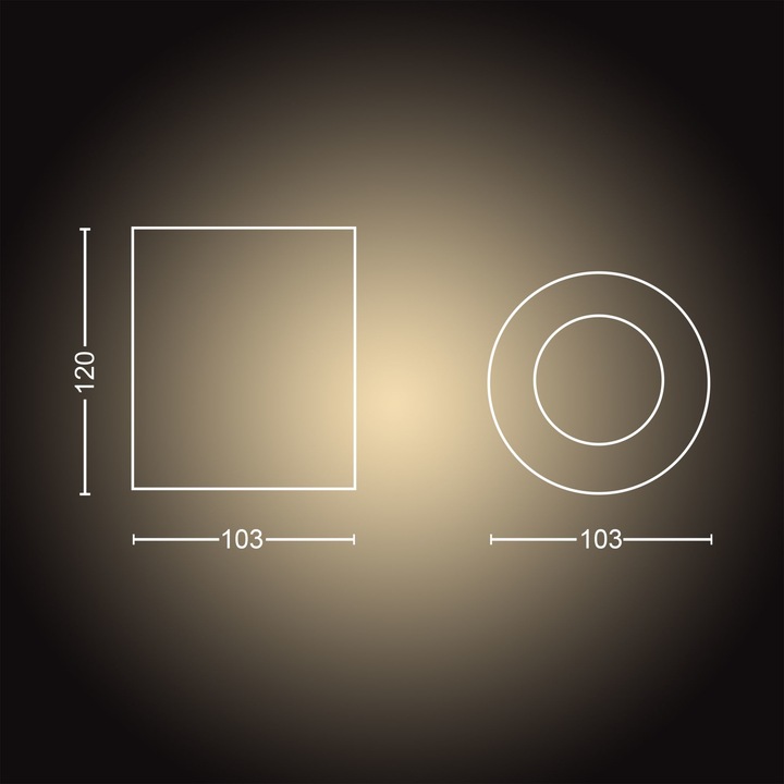 Produktbild Philips Hue Pillar single spot (350 lm, GU10)